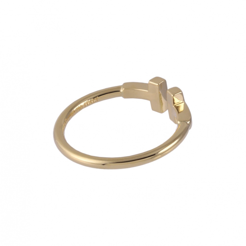 Tiffany & Co. Tiffany T Wire Ring 18K Yellow Gold
