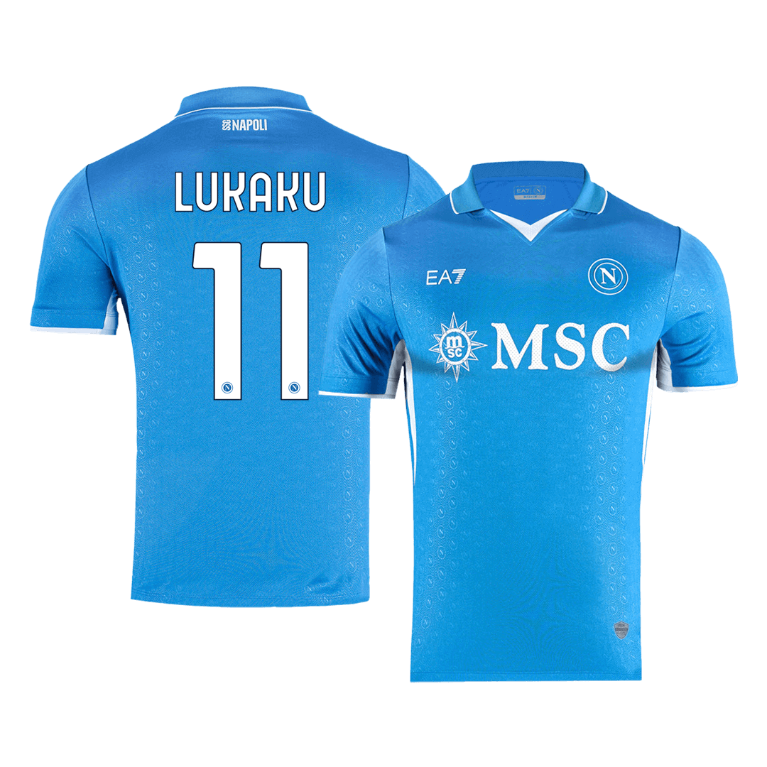 LUKAKU #11 Napoli Home Authentic Soccer Jersey