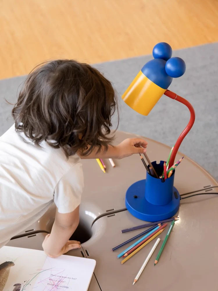 LA045 - Disn@y. Mickey Cute Eye Protection Lamp Adjustable Angle Children's Decorative Table Lamp