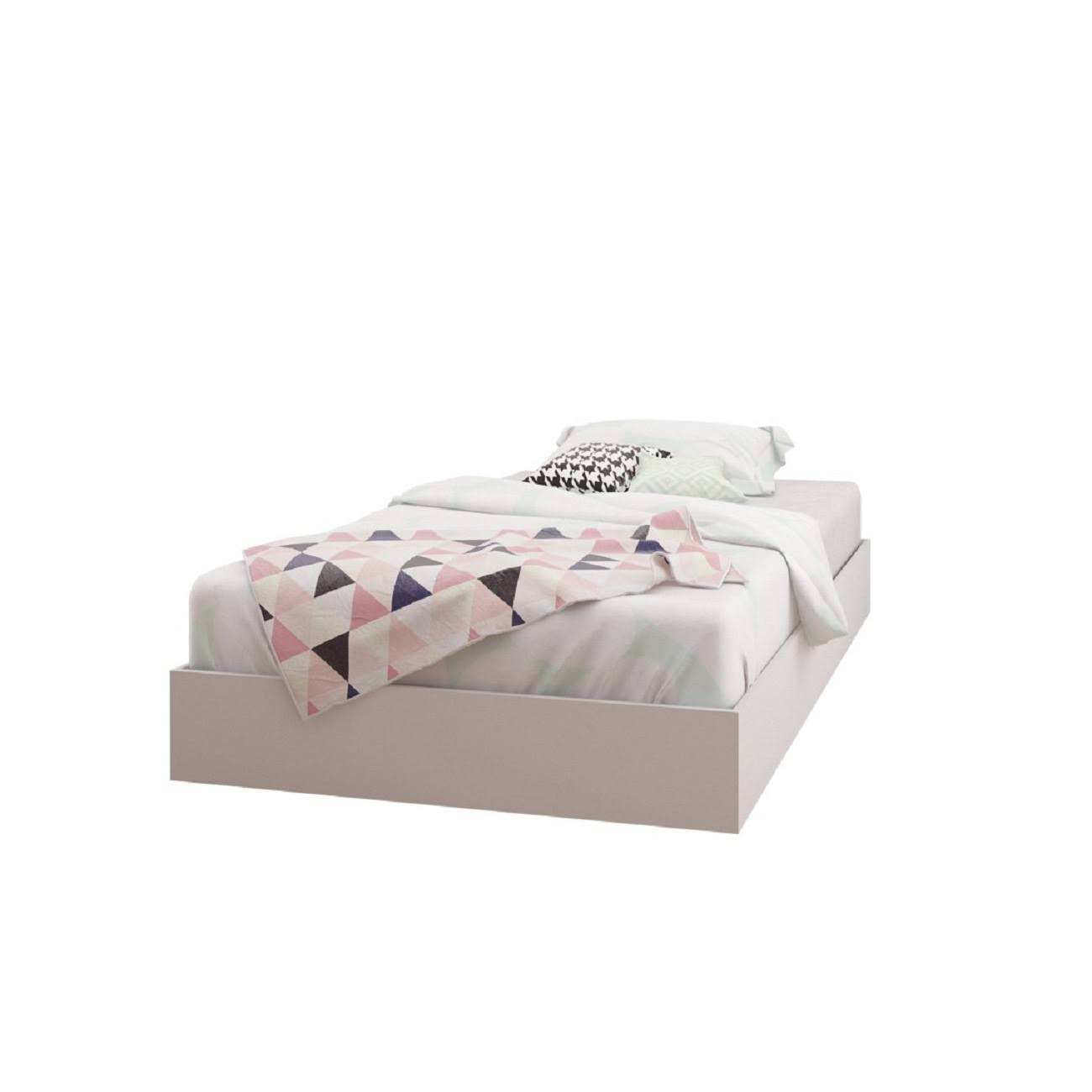 Nexera 373903 Twin Size Bed 3-Drawer White
