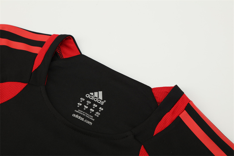 2005/06 AC Milan Retro Short Sleeves Training Jersey - Black 4