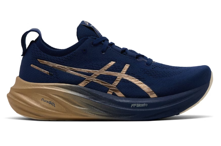 ASICS Gel Nimbus 26 Platinum Blue Expanse Champagne 1011B946-400