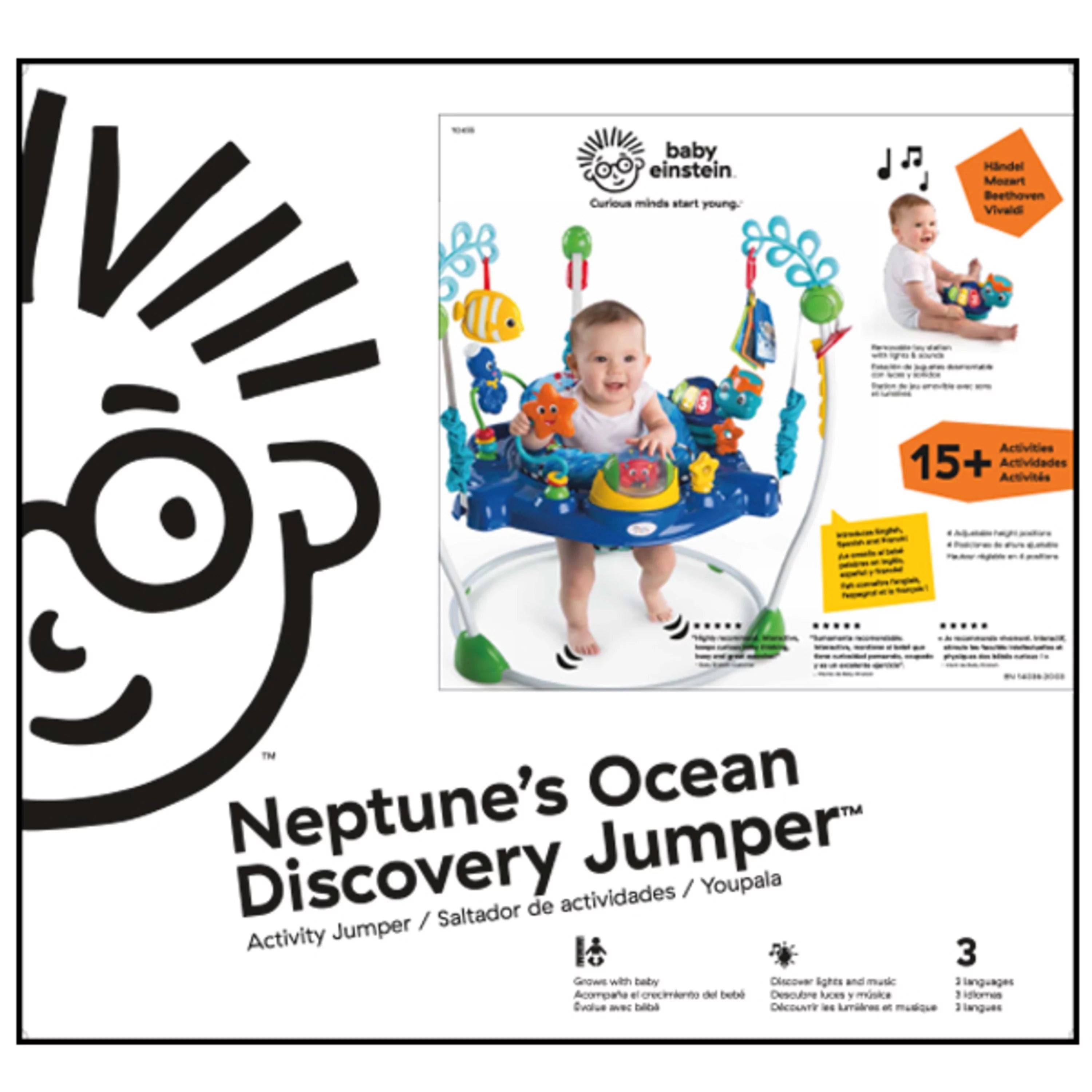 Baby Einstein Neptune’s Ocean Discovery Activity Center Jumper