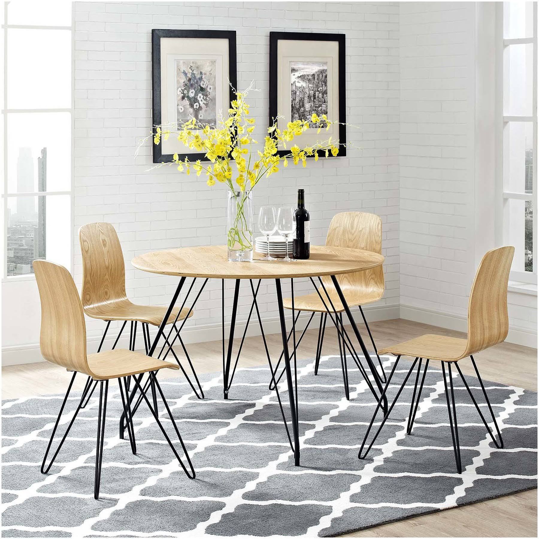Modway Drift Bentwood Dining Side Chair - Natural