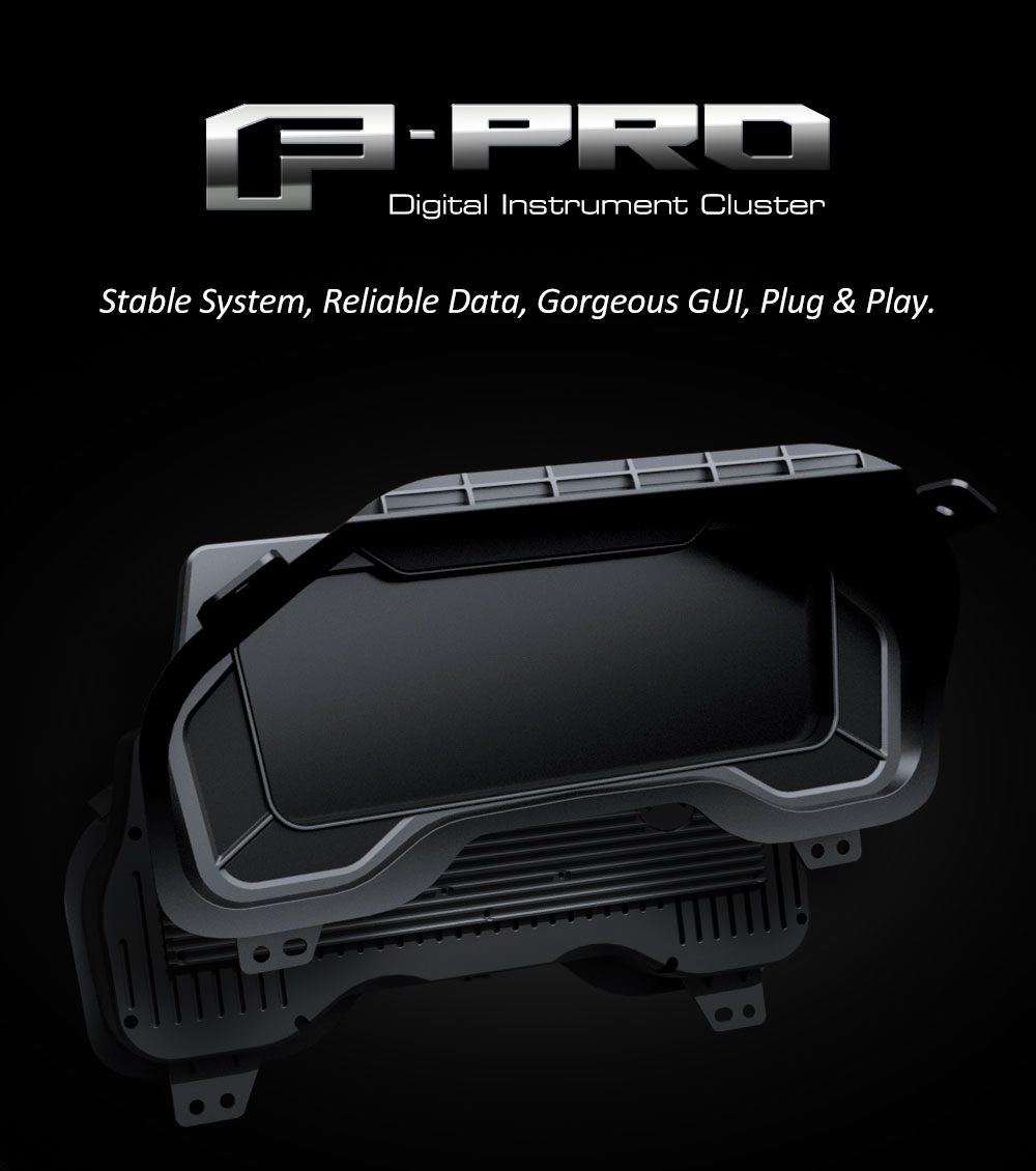 F-Pro Carobotor Digital Dashboard Cluster Fit Ford F150 / Raptor series 2015 ~ 2020