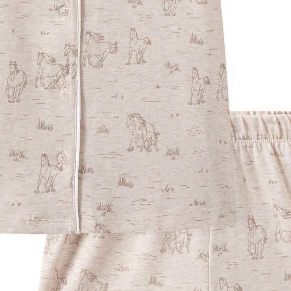 Yigga Mädchen Shorty mit Pferde-Motiven