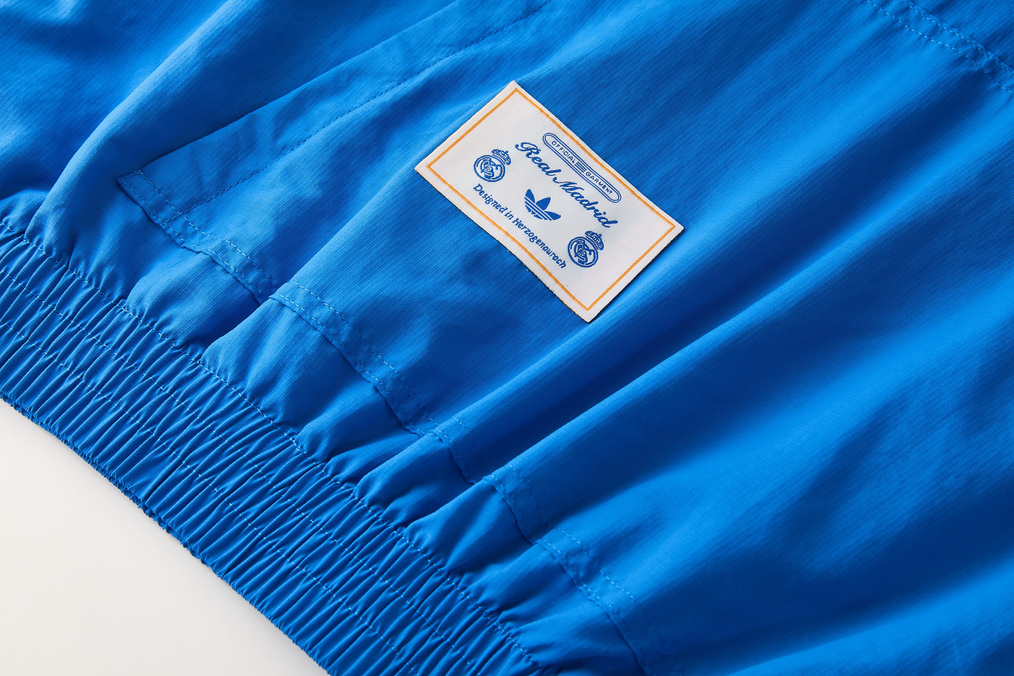 Real Madrid Half Zipper Blue Windbreaker S-XXL