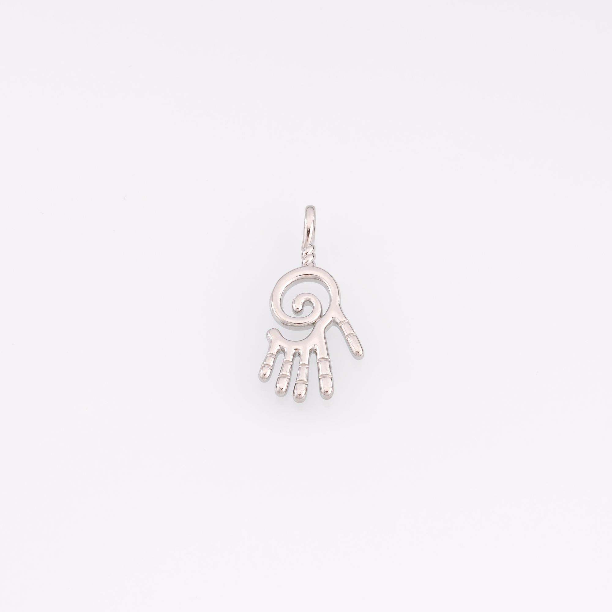 18K Gold Filled Hand Pendant,Dainty Hand Charm Earrings Necklace for DIY Jewelry Making Supply