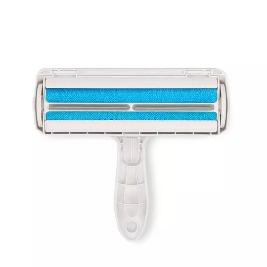 2 Way Pet Hair Remover Roller Removing Dog Cat Hair from Furniture Self Cleaning