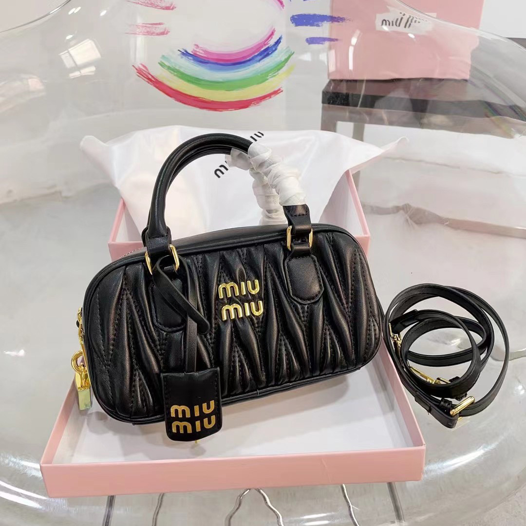 miumiu Bowling hand-held crossbody bag - cnluxepick