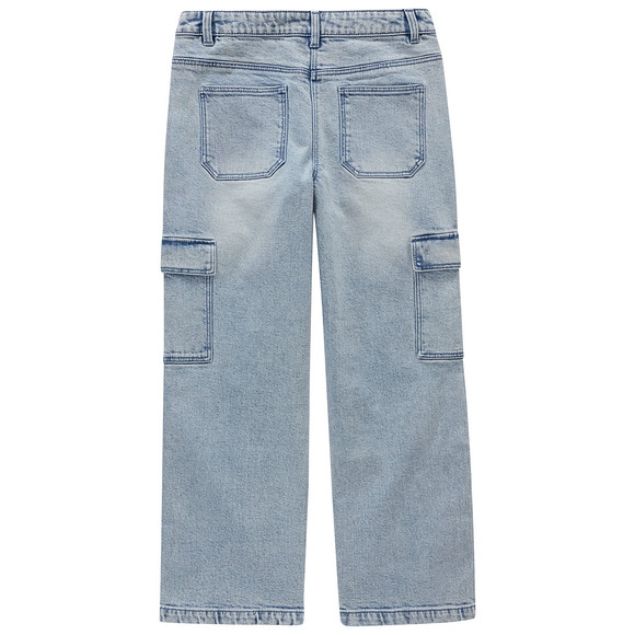 Beatwear Mädchen Cargo-Jeans mit geradem Bein