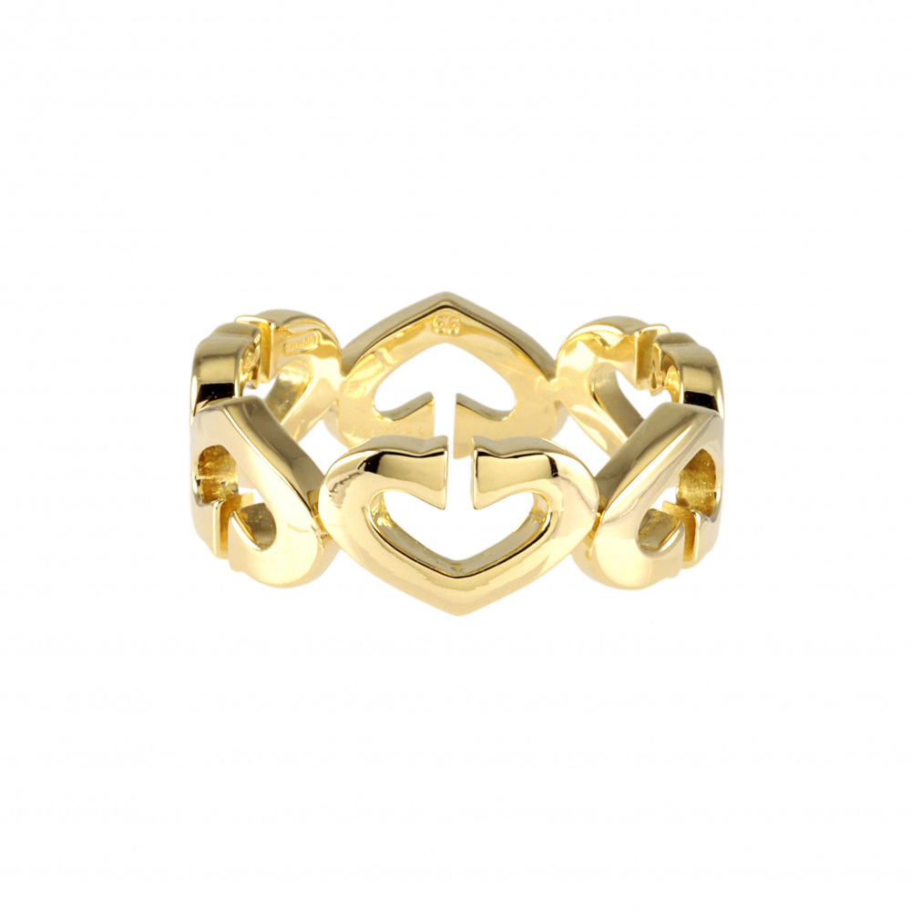 Cartier C Heart #56 Ring 18K Yellow Gold
