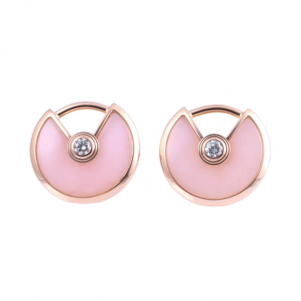 Cartier Amulet Earrings 18K Rose Gold