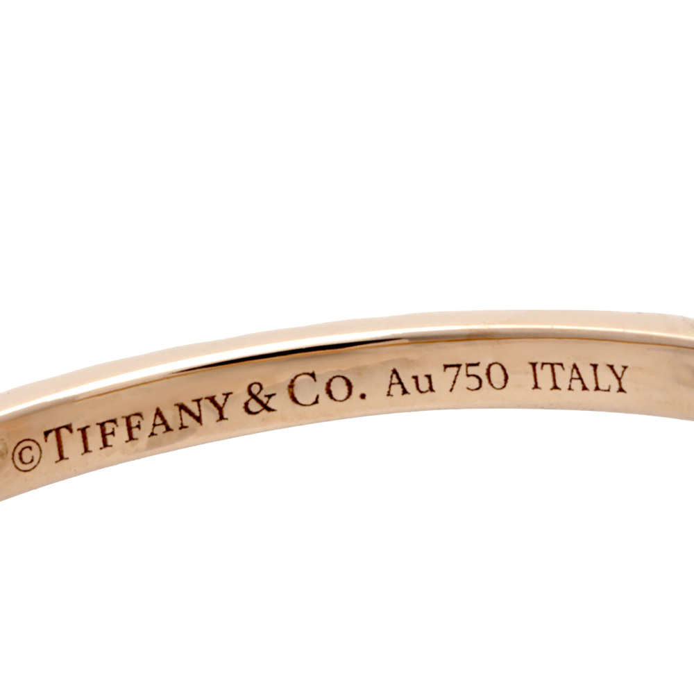 Tiffany & Co. Tiffany T Wire Ring 18K Rose Gold Diamond