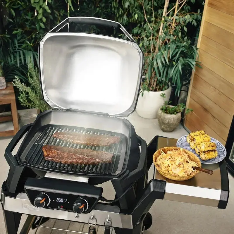 PULSE 2000 Electric Grill with Built-in Cart – Portable, High-Performance Outdoor Cooking Station