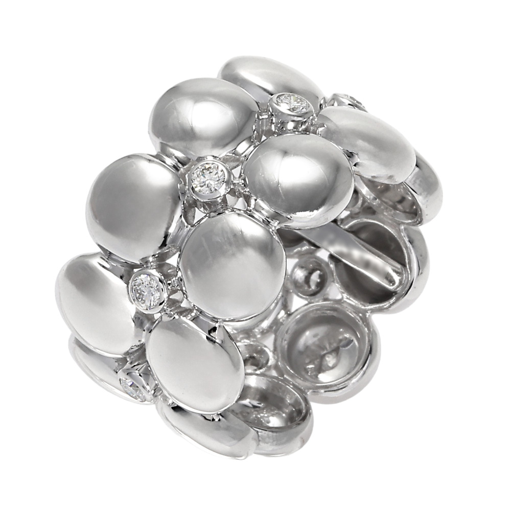 Cartier Honeymoon Ring 18K White Gold Diamond