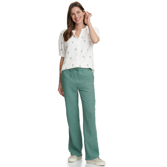 Gina Damen Musselin-Hose aus Bio-Baumwolle