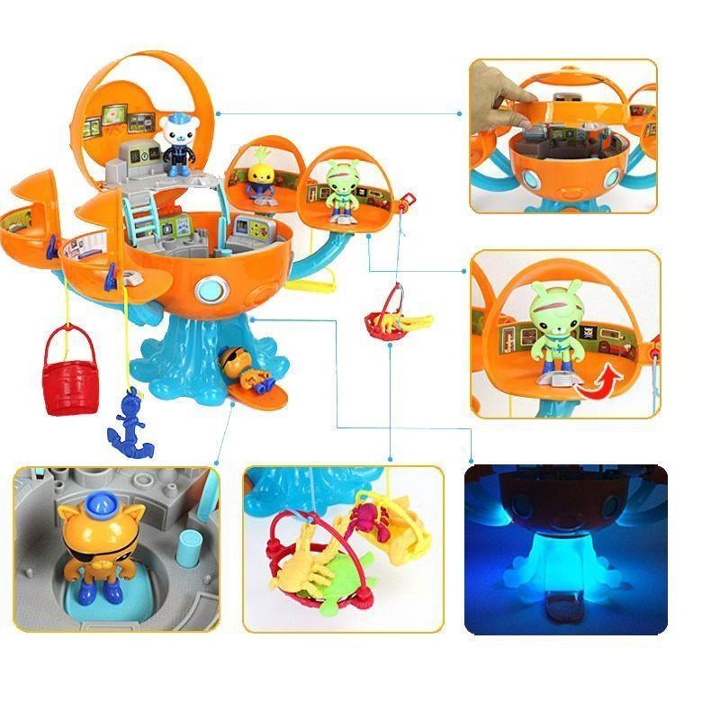 Octonauts Octopod Castle Adventure Playset Toy Sound And Light Action