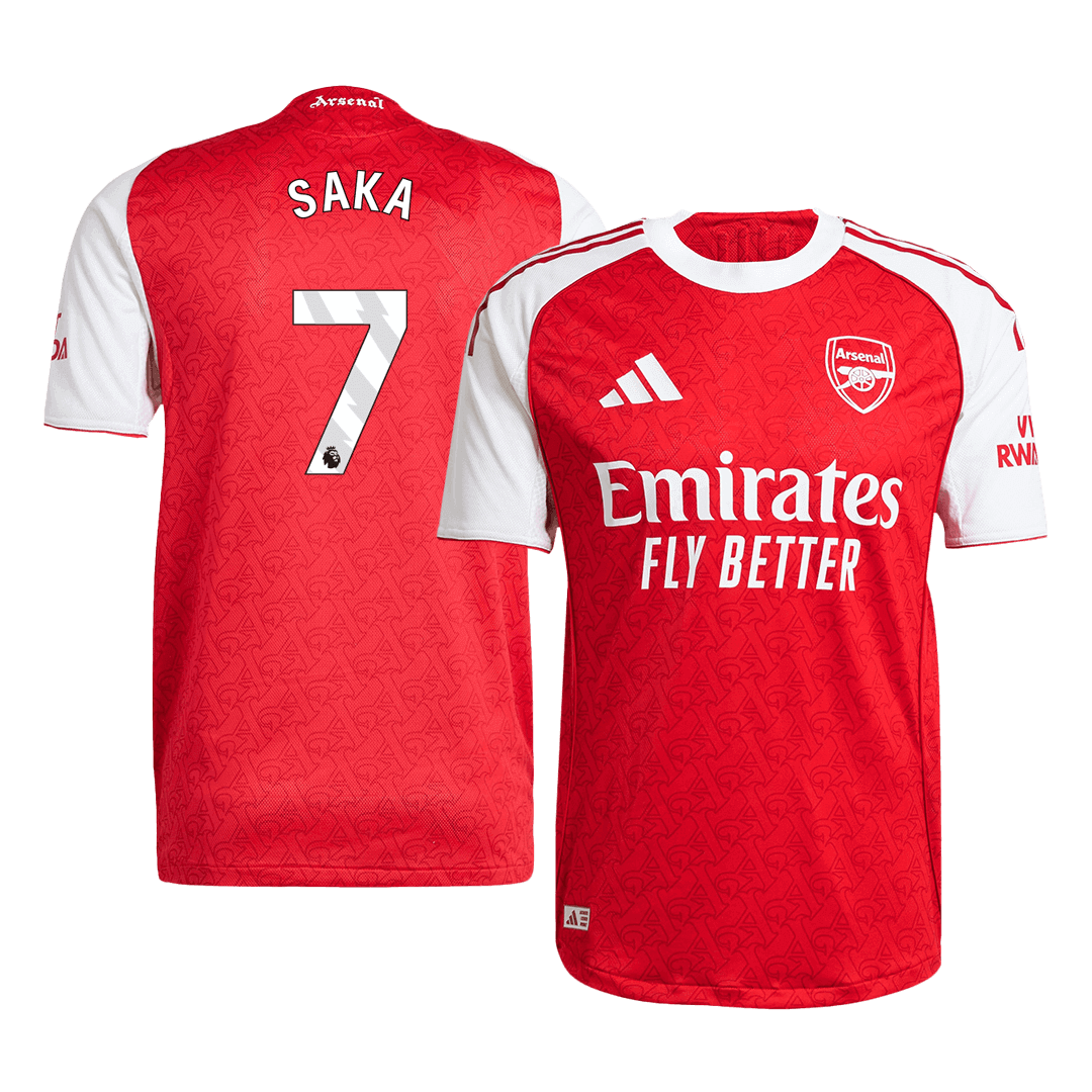 SAKA #7 Arsenal Home Player Version Jersey 2025/26
