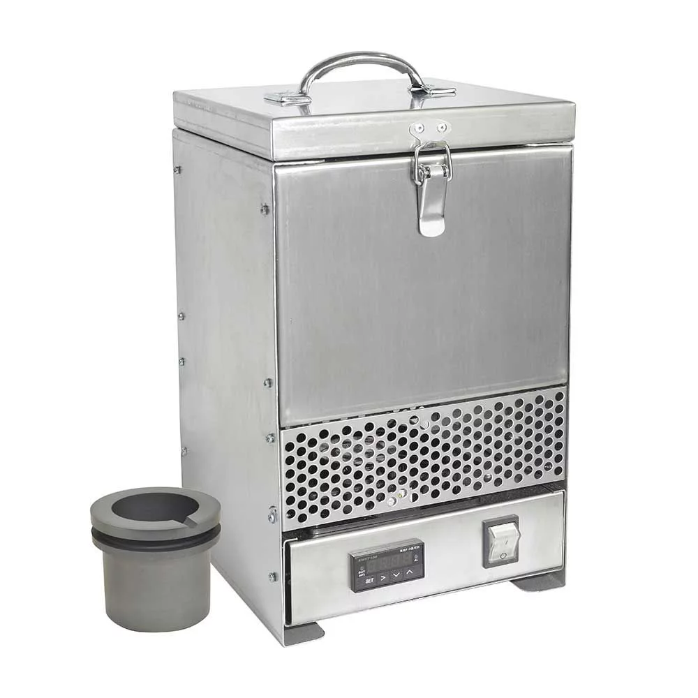 Hardin HD-234SS Hardin HD-234SS Stainless Steel Tabletop Melting Furnace with 2kg Crucible 110V