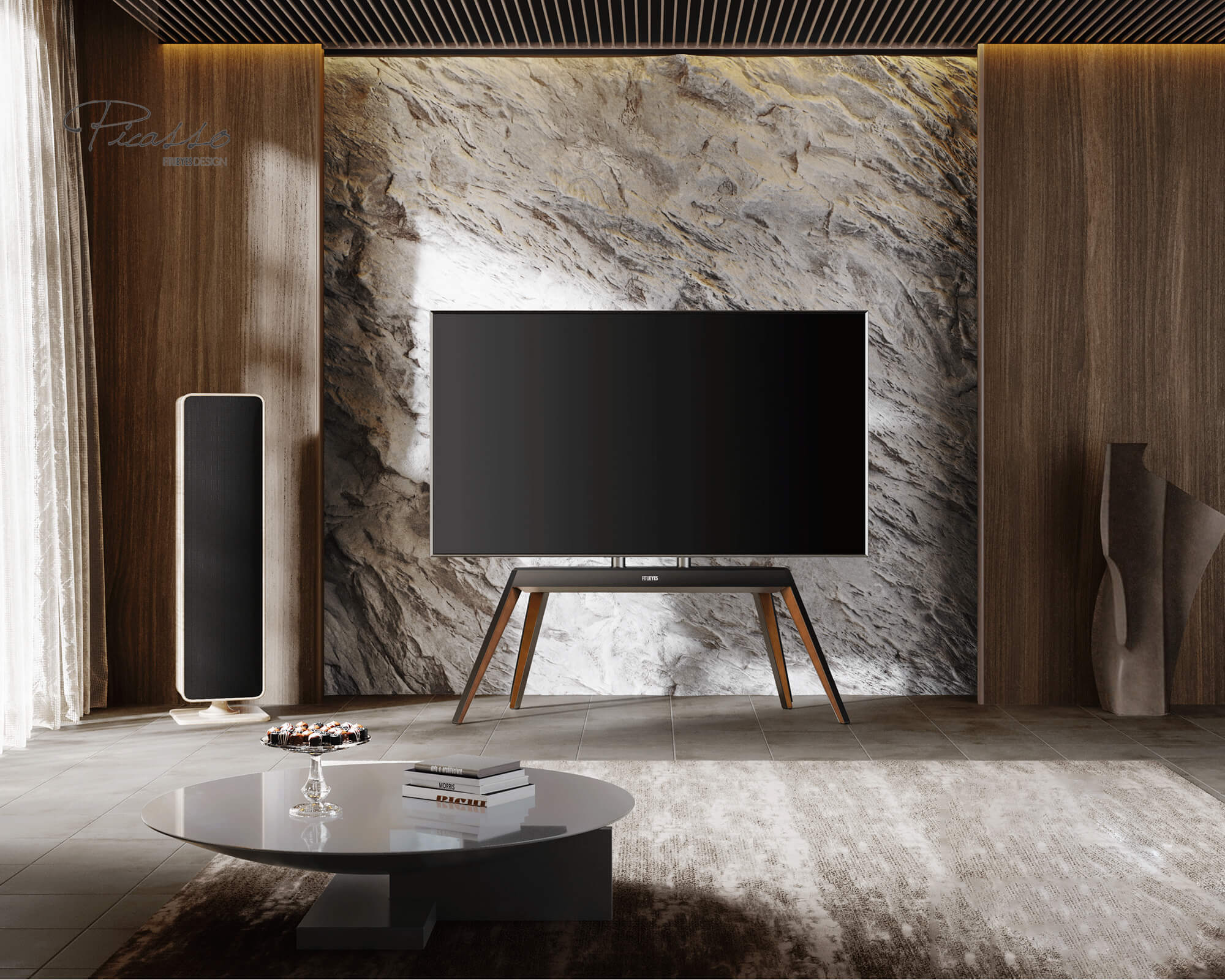 Picasso FT88 Floor TV Stand