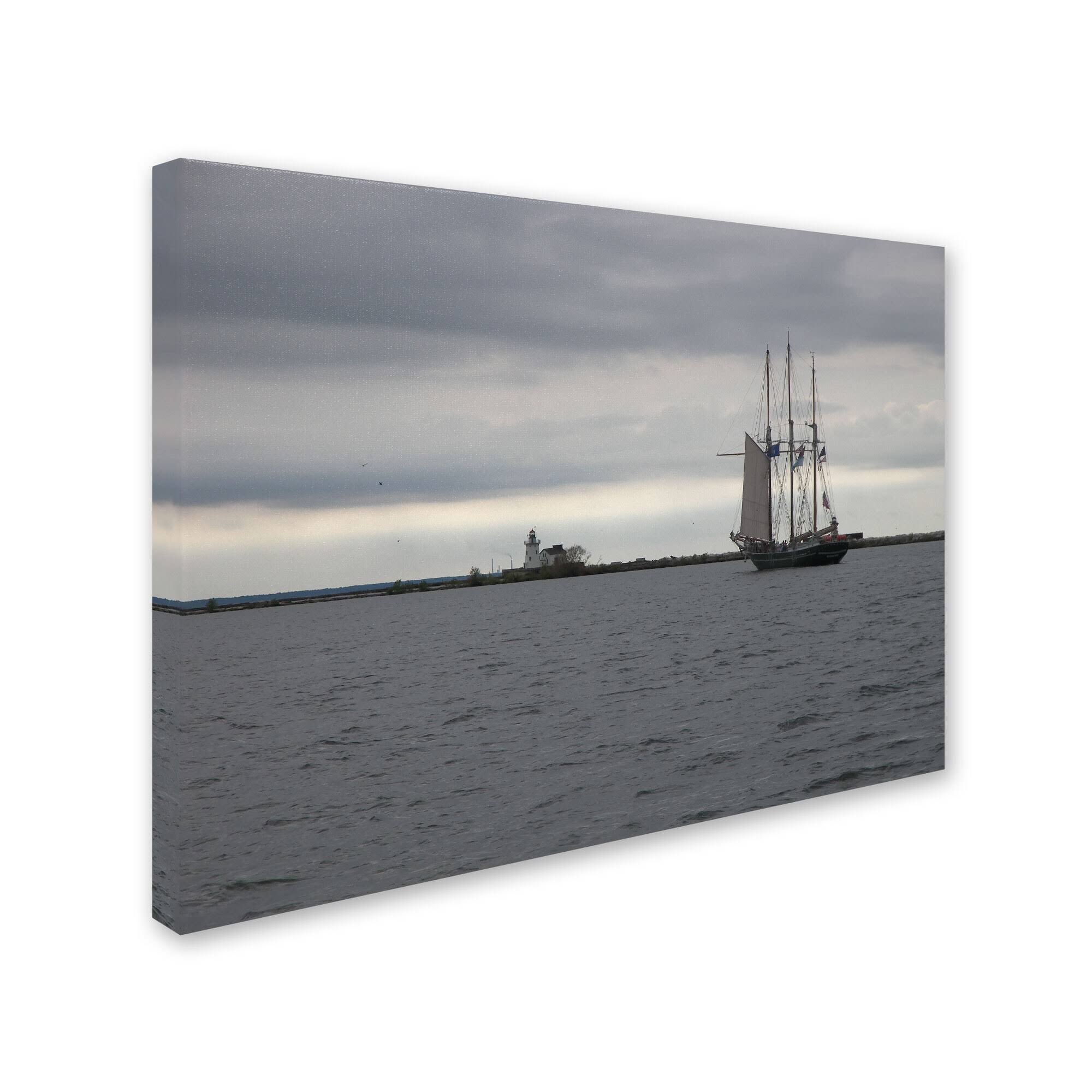 Trademark Global Monica Fleet &Breaking Boundary& Canvas Art