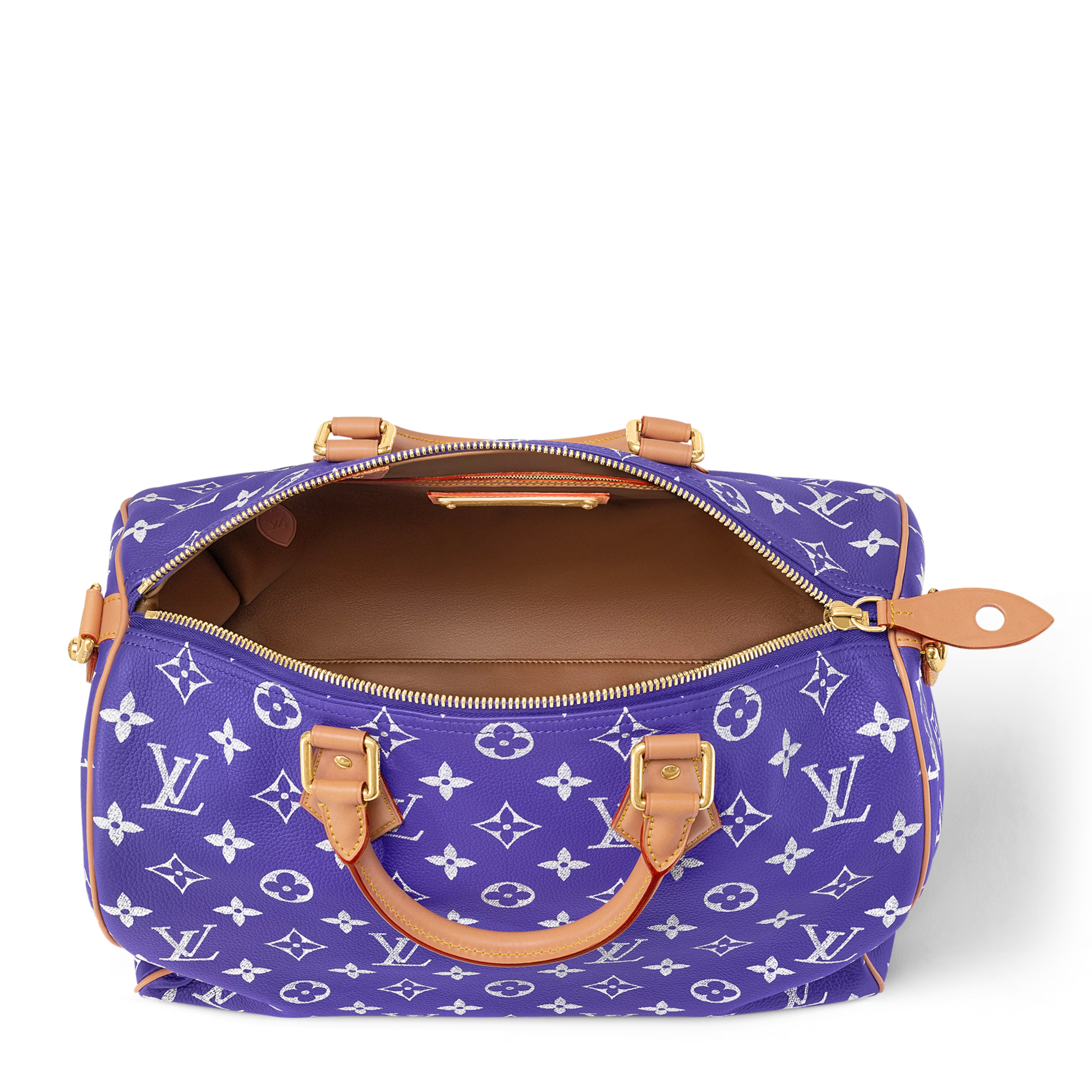 Louis Vuitton Speedy P9 Bandoulière 40 Calf Leather Handbag – Amethyst Purple