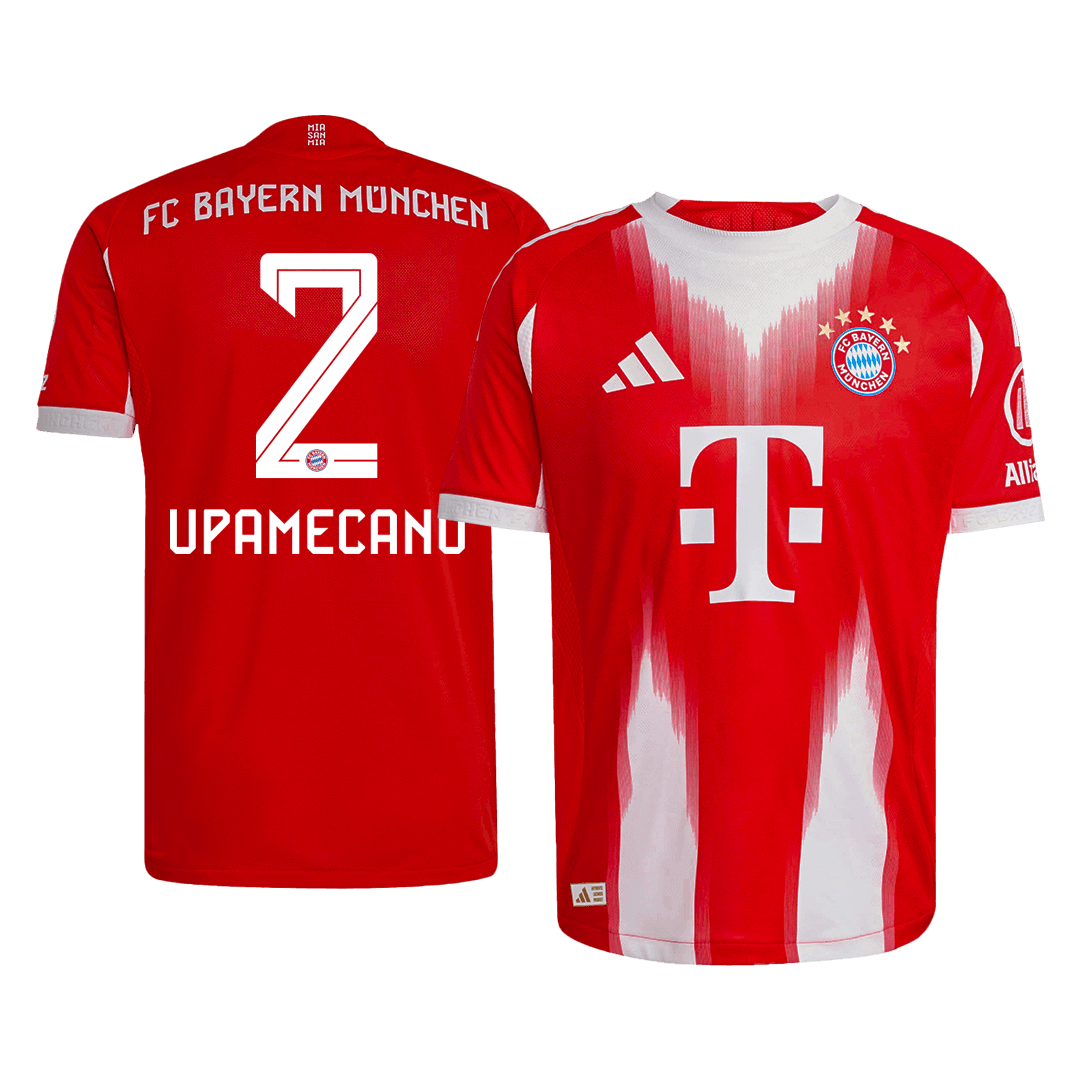 UPAMECANO #2 Bayern Munich Home Player Version Jersey 2025/26
