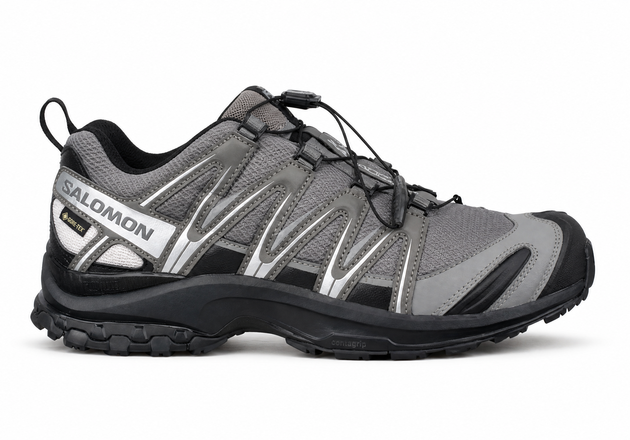 Salomon XA Pro 3D GORE-TEX Pewter Black Silver Cloud SUEDE L47587500