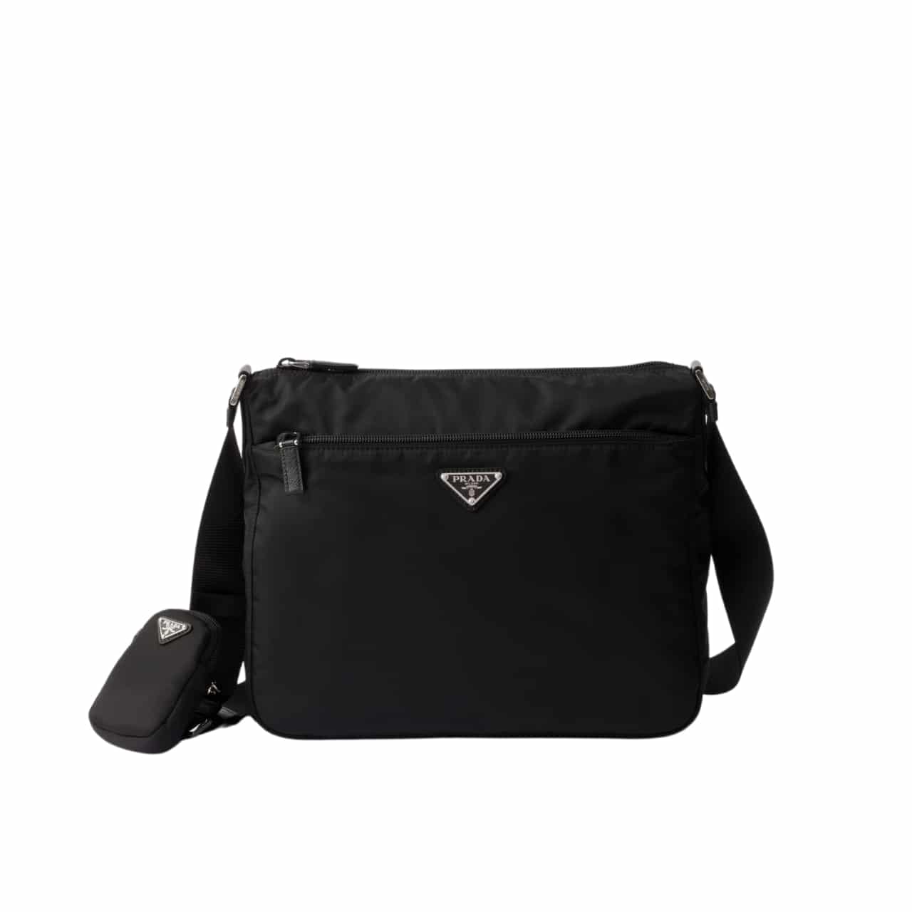 Prada Re Nylon Bag Black 30Cm