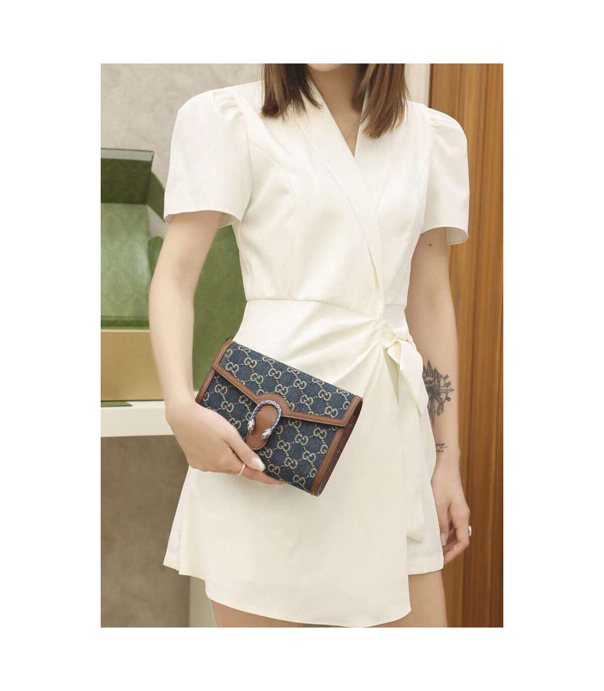 Gucci Dionysus Mini Chain Bag ‘Blue’ 20cm