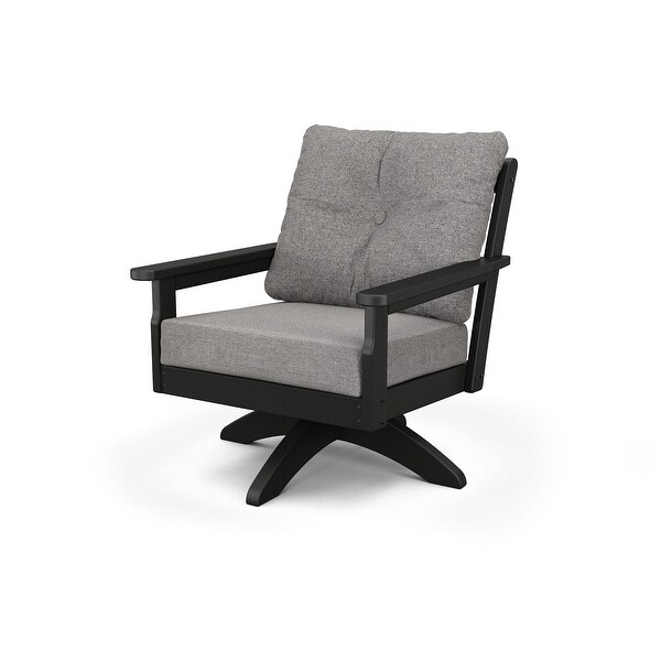 POLYWOOD Vineyard Deep Seating Swivel Chair