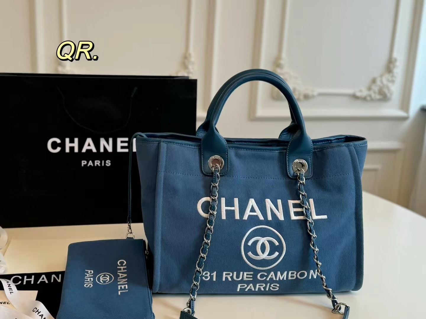 Chanel New Denim Beach Bag - cnluxepick