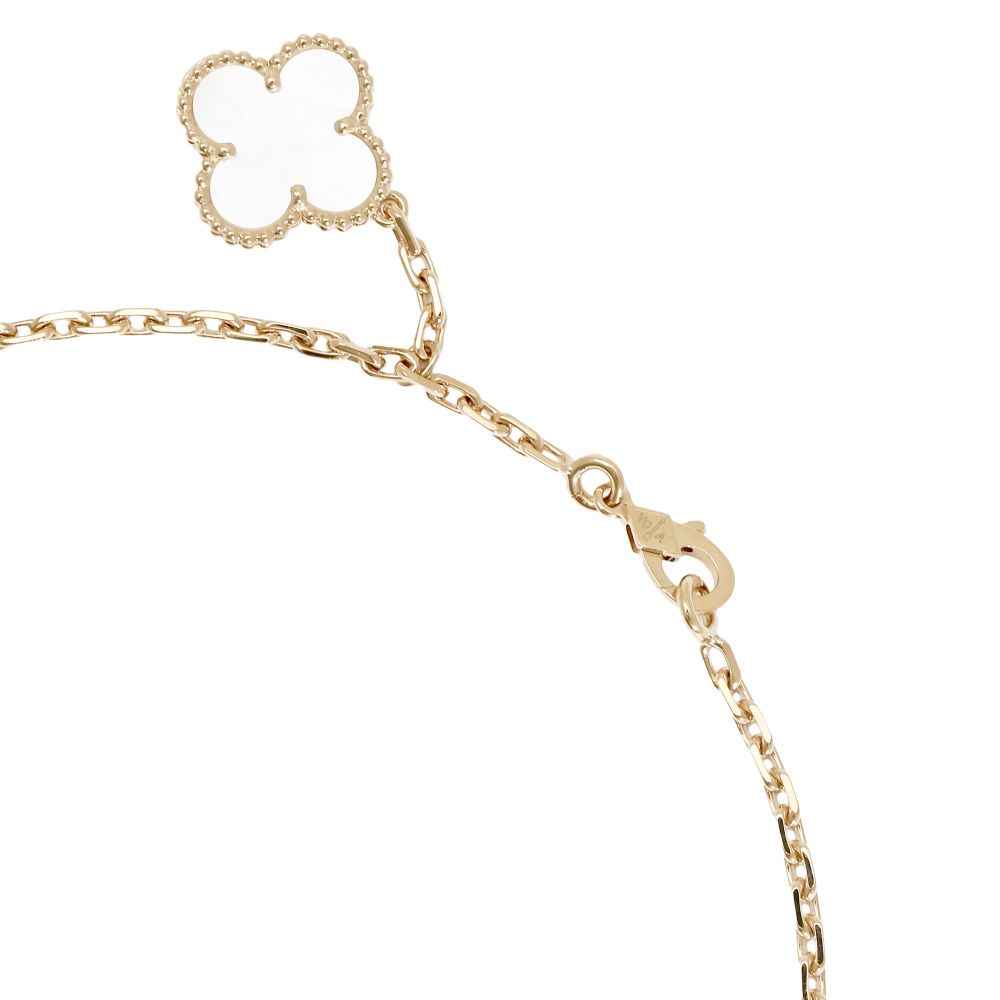 Van Cleef & Arpels Magic Alhambra 6 Motifs Necklace 18K Yellow Gold VCARD79200