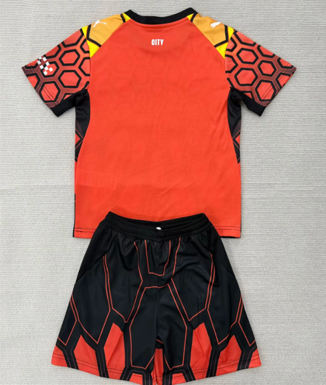 Manchester City Home Goalkeeper Kids Suit 26/27