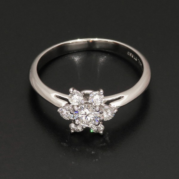 Tiffany & Co. Tiffany Butter Coupling PT950 Ring Platinum Diamond