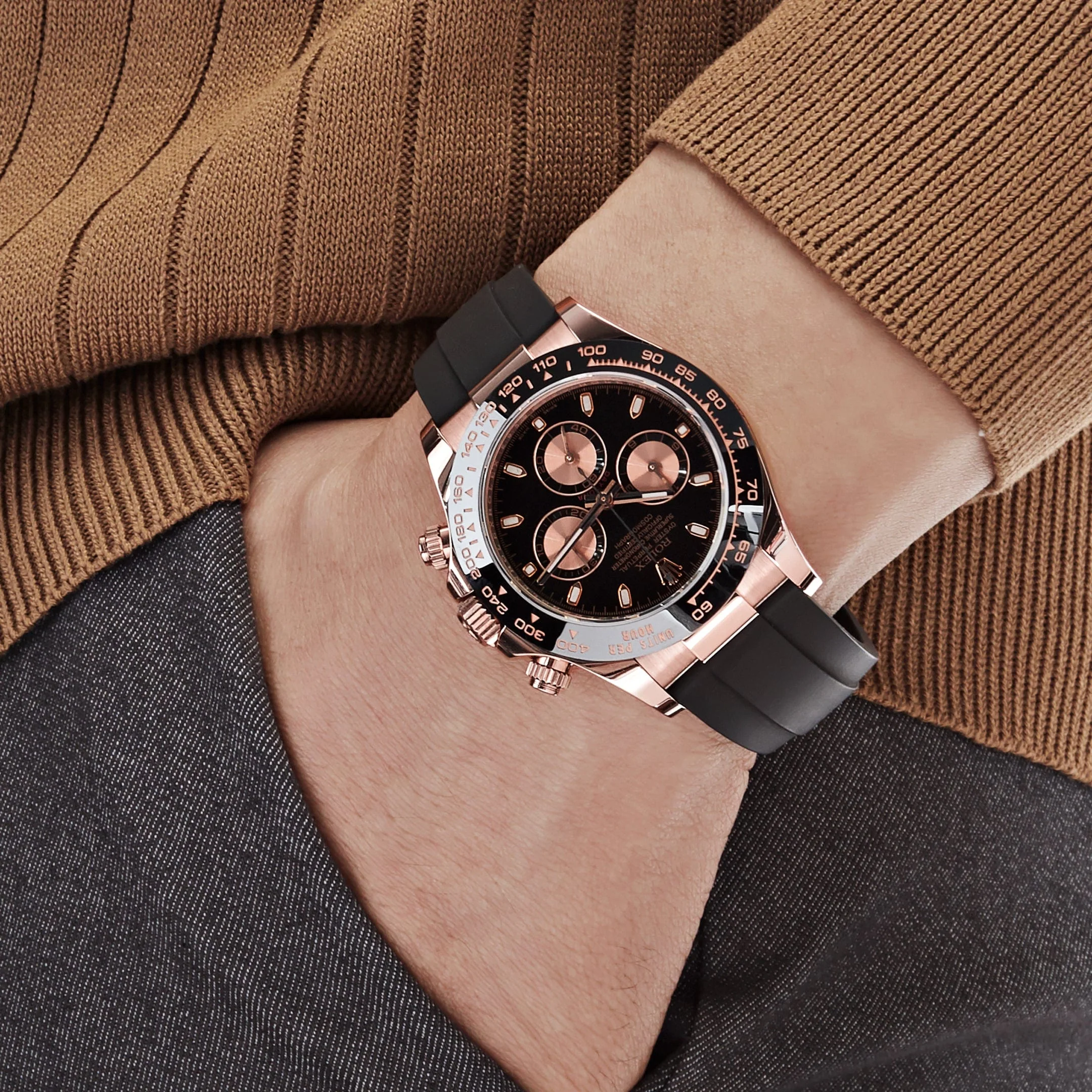 Rolex Daytona 116515LN Rose Gold Black Dial