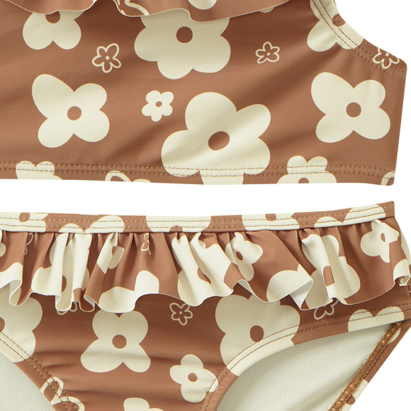 Famy Mädchen Bikini mit Blumen-Allover