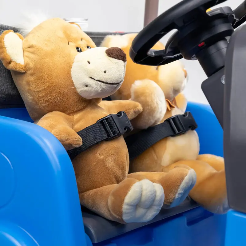 Step2 Side-by-Side Push-Around SUV Ride-On Toy – Two-Seat Toddler Activity Car