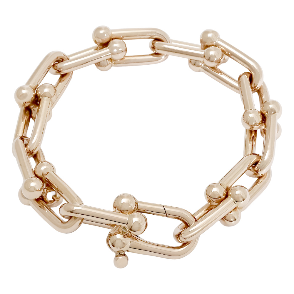 Tiffany & Co. Hardware Bracelet 18K Rose Gold