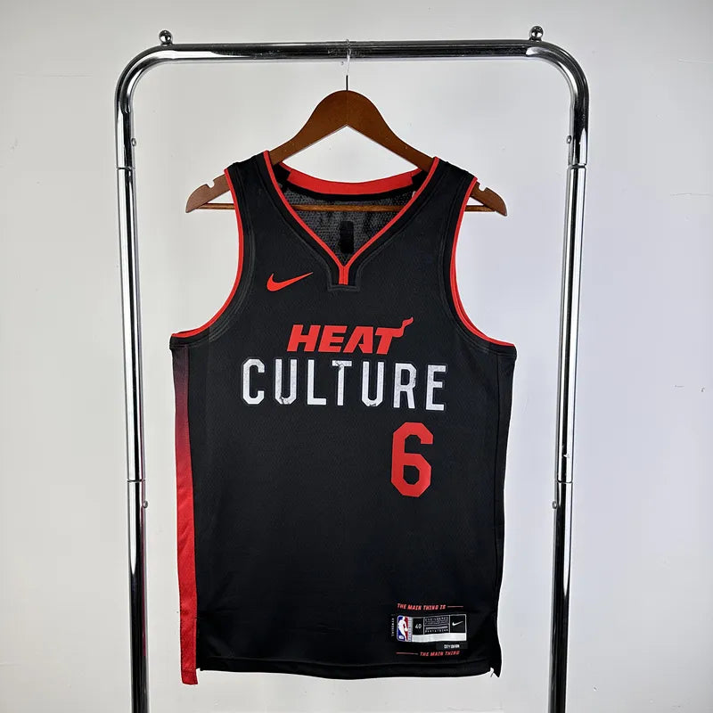 Maillot Miami Heat JAMES 6 NBA Basket 2023 2024€35.99