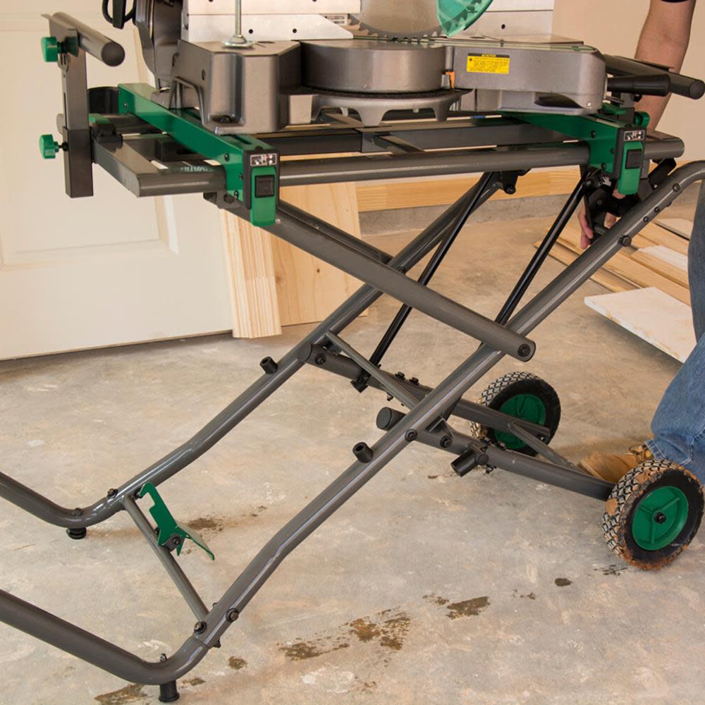Fold and Roll Miter Saw Stand;