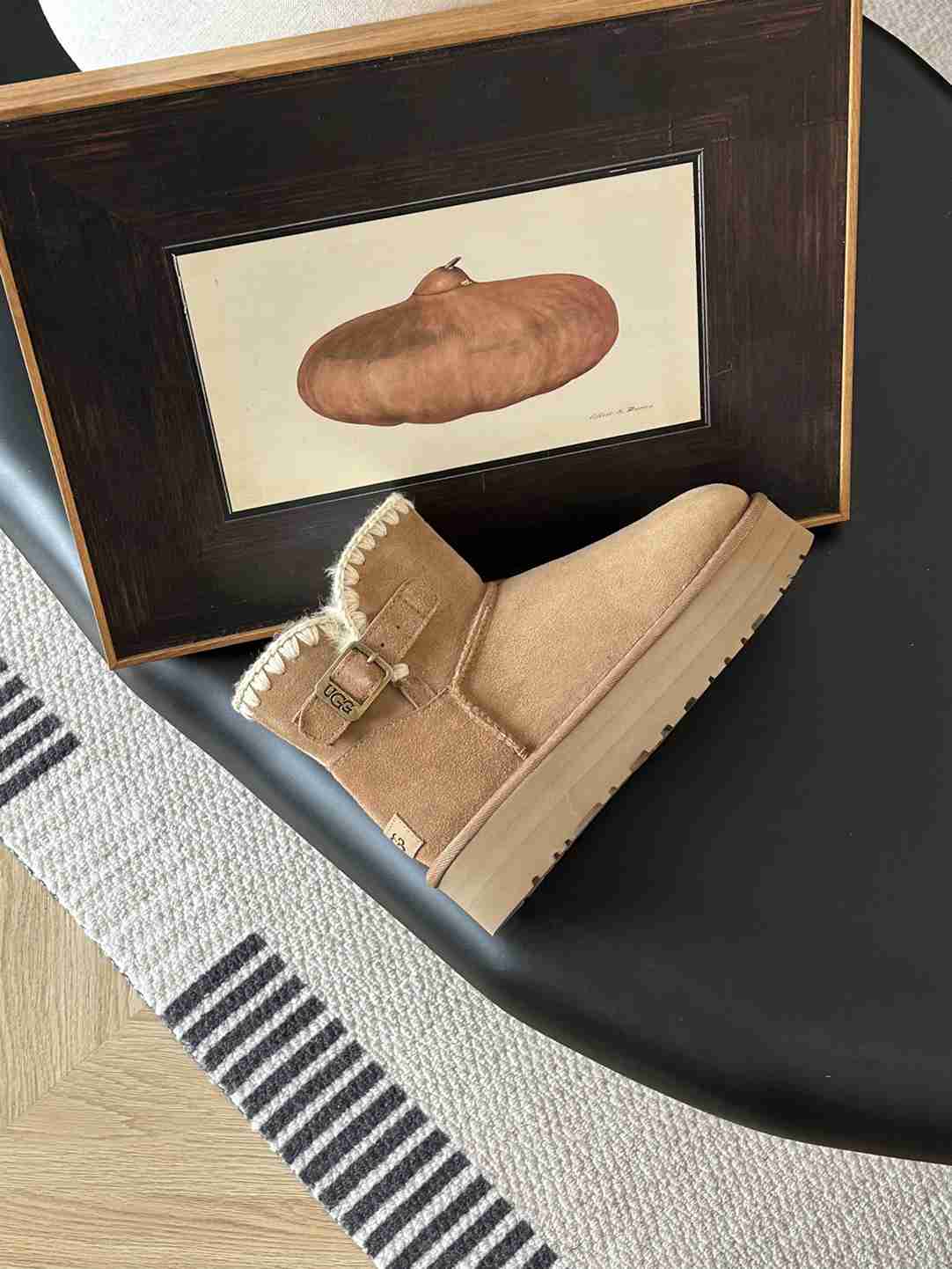 High Quality Women's Genuine Suede Pull on Boot Fuzzy Boots - cnluxepick