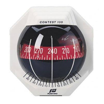 Plastimo Contest 130 Compass White / Red / Bracket 17295