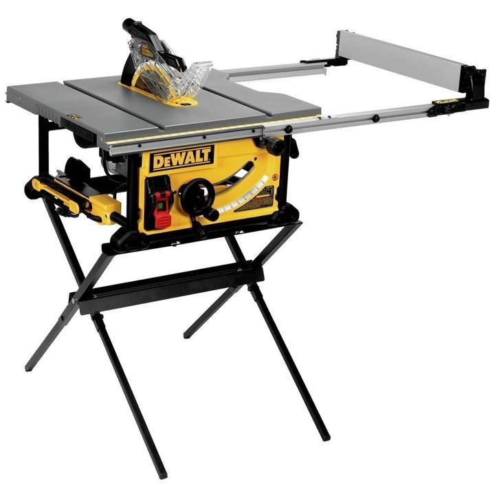 dewalt-10 in. 15 Amp Compact Table Saw with Rolling Stand