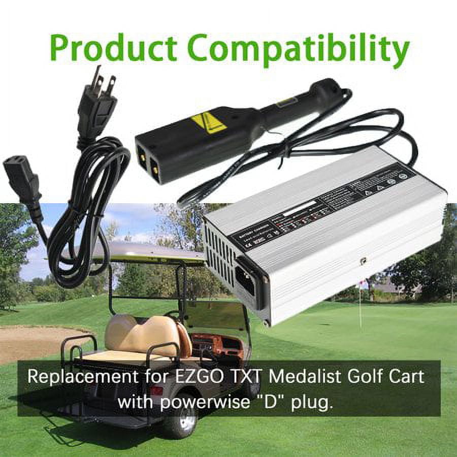 Genrics 36 Volt Battery Charger Replacement for EZGO TXT Medalist Golf Cart