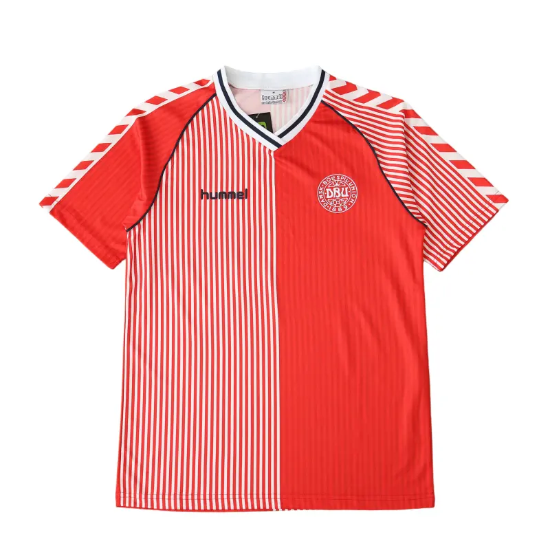 1986 Denmark Home Jersey Fan version