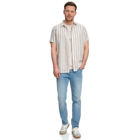 VanVaan Denim Herren Relaxed-Jeans mit Used-Waschung