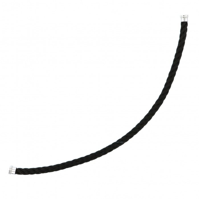 FRED Force 10 (lm) Steel Cable Black 18 Stainless Bracelet Stainless Steel