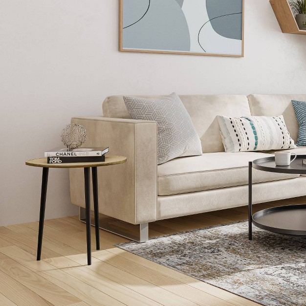 Ladd Metal Side Table Gold Wyndenhall
